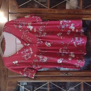 Vislily Woman's Short Sleeve Blouse